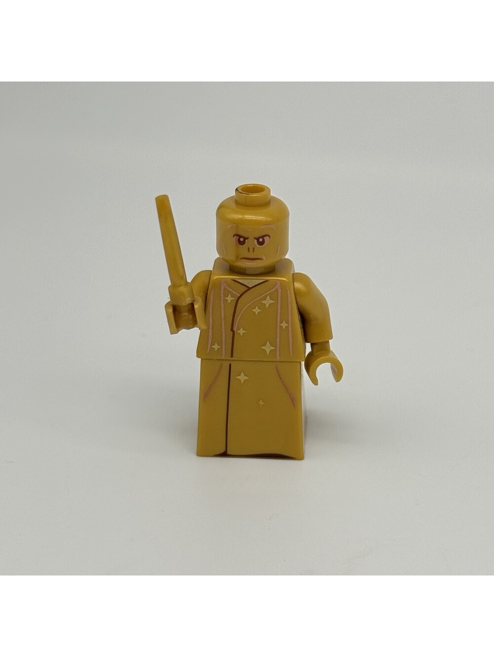 Lego Harry Potter GOLD PEARL VOLDEMORT MINIFIGURE 76389 20th Anniversary
